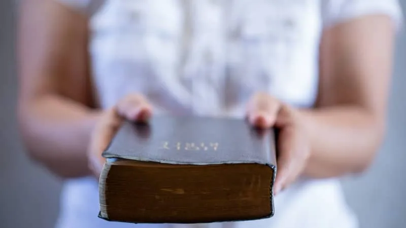 Bible handed over