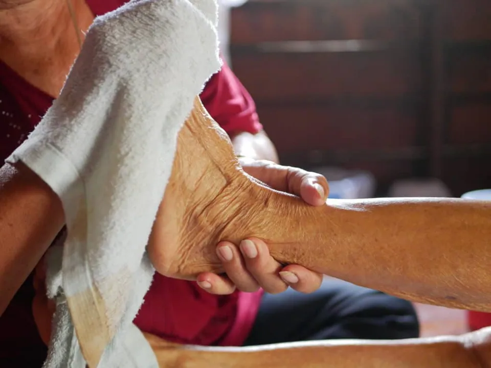 Foot washing