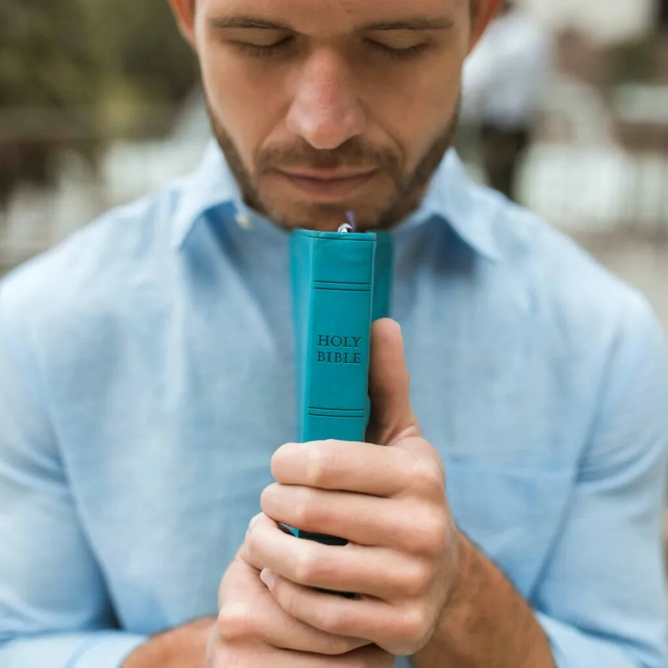 Praying man