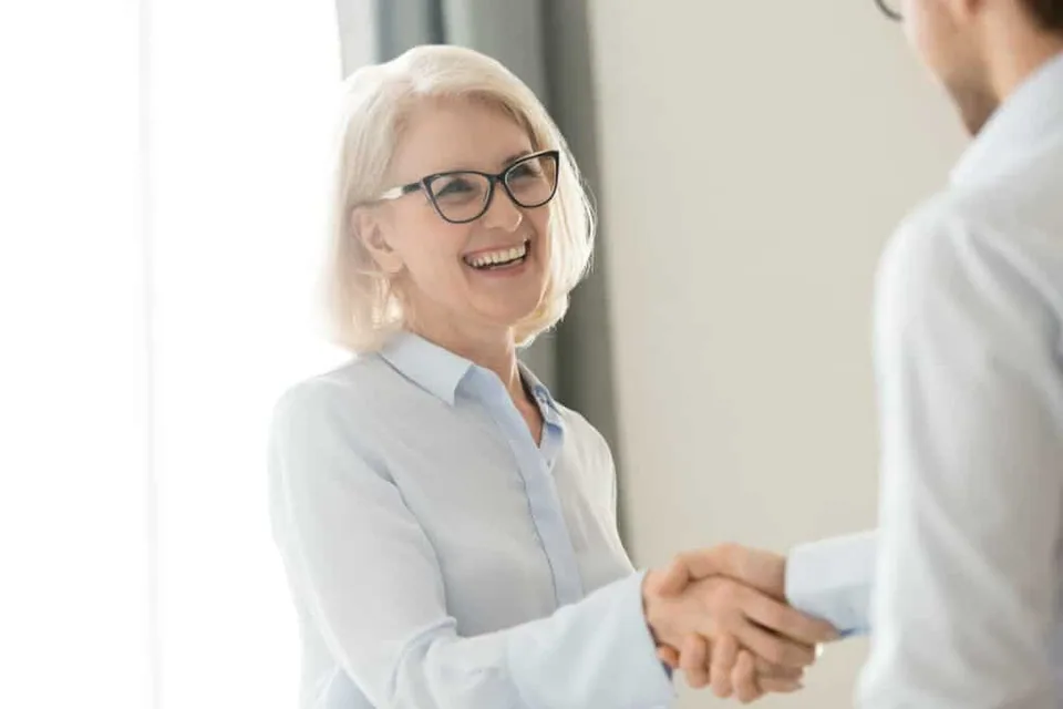 People shaking hands