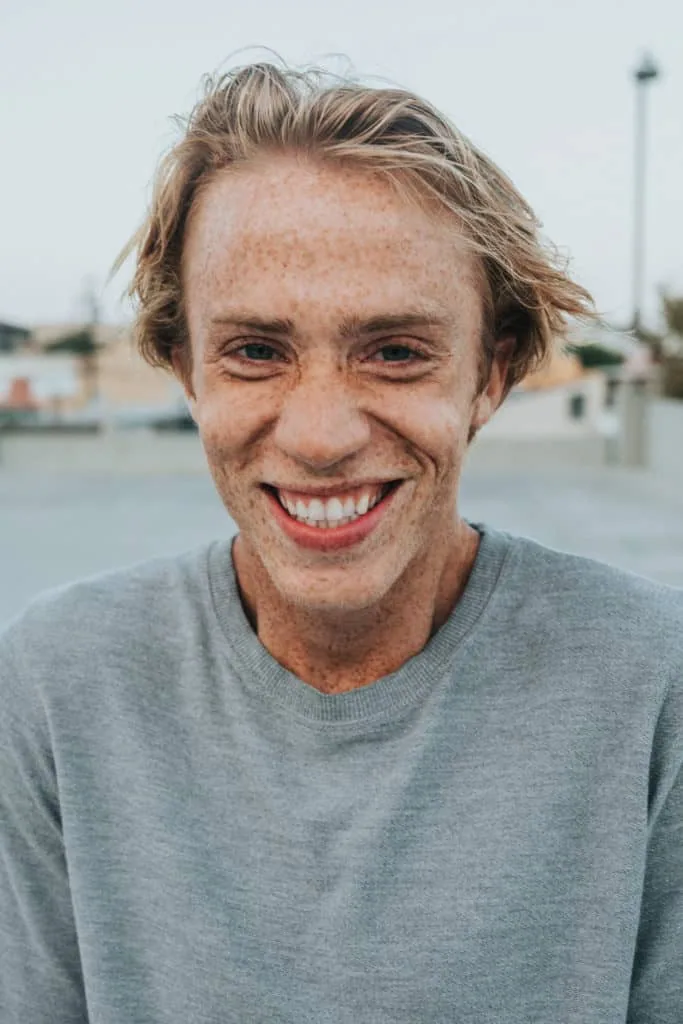 Smiling man