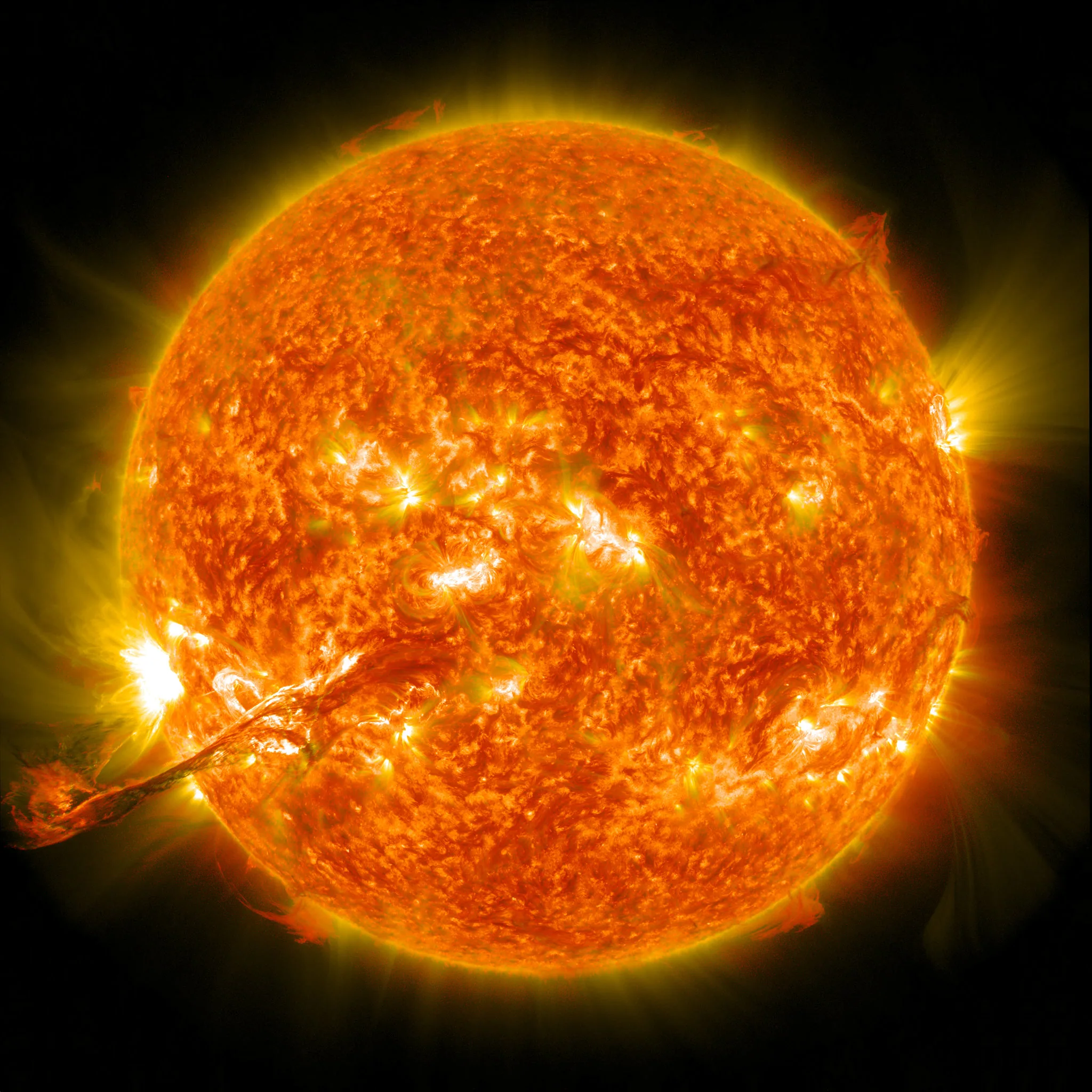 the sun